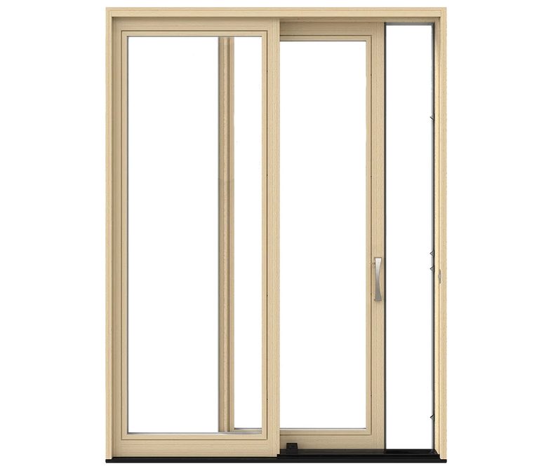 Lubbock Pella Lifestyle Series Wood Sliding Patio Doors