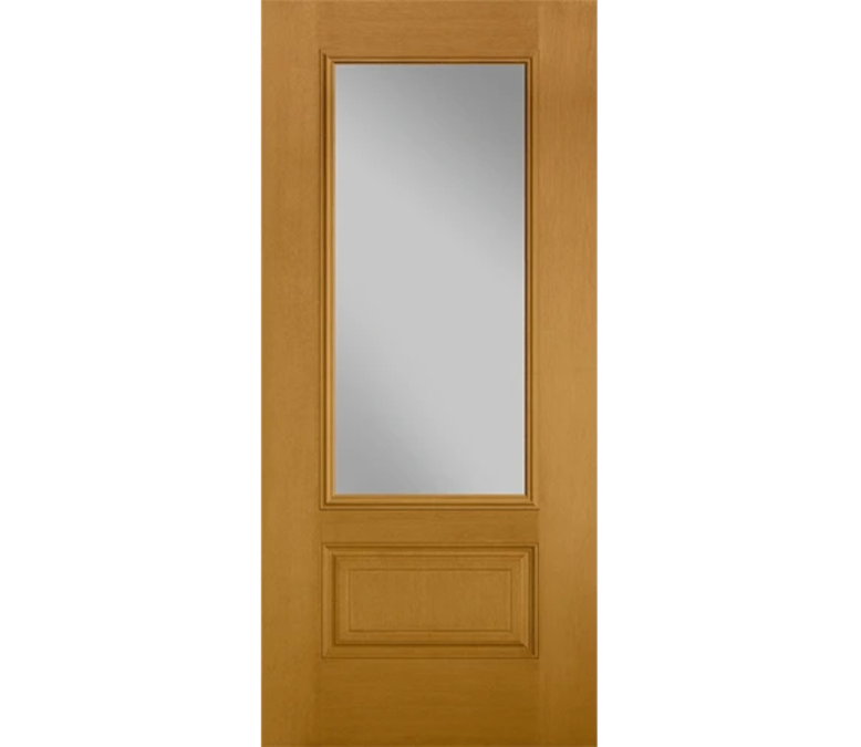 Lubbock Three Quaters light Fiberglass Entry Door